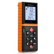 TACKLIFE Tacklife Advanced Laser Measure 196 Ft Digital Laser Tape Measure with Mute Function Laser Measuring Device with Pythagorean Mode, Measure Distance, Area and Volume Black&Orange
