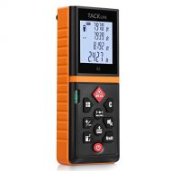 TACKLIFE Tacklife Advanced Laser Measure 131 Ft Digital Laser Distance Meter with Mute Function Large LCD Backlit Display Measure Distance,Area and Volume,Pythagorean Mode Battery Included