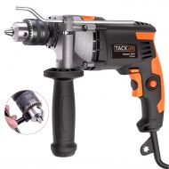 TACKLIFE Classic 7.1Amp/3000Rpm 1/2-Inch(13mm) Corded Hammer Drill with Aluminium Alloy Cover, Metal Rotating Handle, Variable Speed Trigger, Depth Rod, Ideal Tool for DIY - PID03A