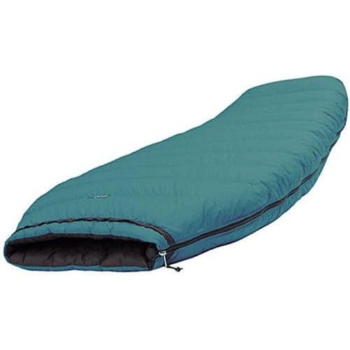  TAIGA Scheherazade 800 European Goosedown Sleeping Bag (choices: -3°C26.6°F or -9°C15.8°F), Barrel Style, Green, Including Stuffsack, German Designed, MADE IN CANADA