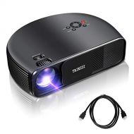 Projector, TAINIDI Video Projector 3600Lux, Full HD Projector with Big Screen, Home Theater Projector Support 1080P 2HDMI 2USB VGA AV Headphone Jack, Compatible Laptop DVD PS4 Amaz