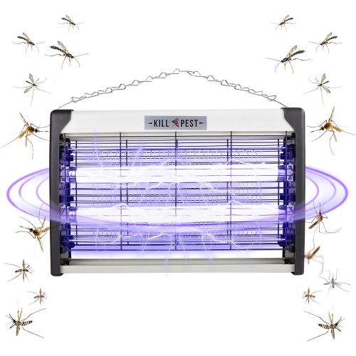  TAISHAN Powerful 20W Electronic Indoor Insect Killer Mosquito,Fly Killer Electric UV Bug Zapper,Fly Zapper, Mosquito Killer-Indoor,Grid Electric Shock Insect Fly Trap for Mosquito, Moth,Wa