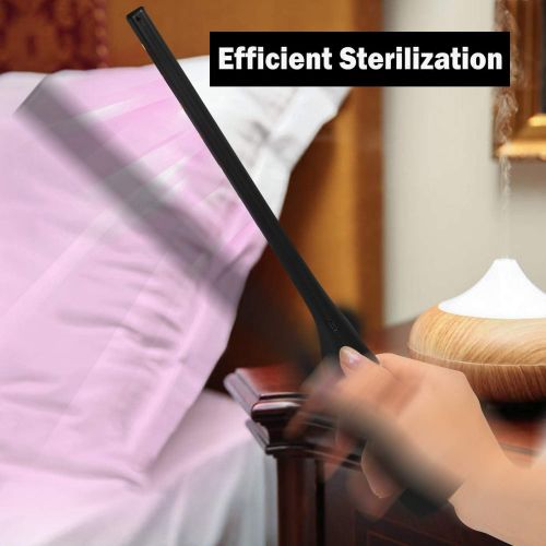  TAISHAN Portable UV Sanitizer Wand,UVC Travel Light Disinfection Lamp can Kills 99.9% of Germs Viruses,LED Wand Handheld USB Rechargeable Sterilizer Lamp Stick for Travel,Hotel,Hom