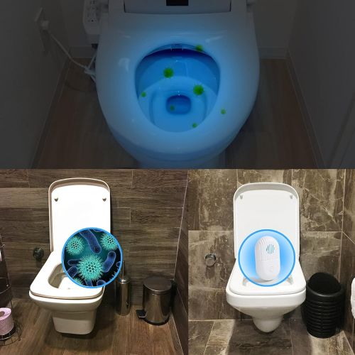  TAISHAN Toilet UV Sanitizer Light，Rechargeable Handheld UVC Disinfection Lamp，Ultraviolet Sterilizer Wand with Adhesive Attachment，Portable UV-C Cleaner for Home, Bath Room, Toilet