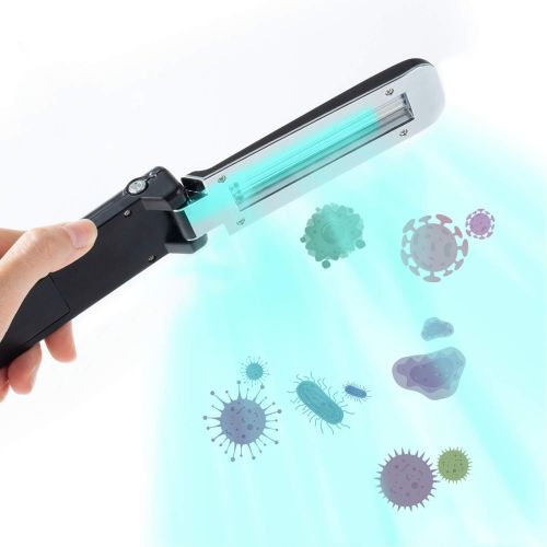  TAISHAN UV-C Light Sanitizer Wand, Kills 99% of Germs Viruses & Bacteria Quickly，Portable Handheld UV-C Light Sterilizer, Foldable Germicidal Lamp for Home, Travel, and Work