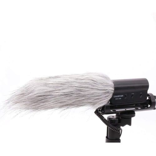  TAKSTAR SGC-598 Interview Photography Microphone Nikon/Canon Camcorder Camera/DV (SGC598 w Windsheild) (Medium)