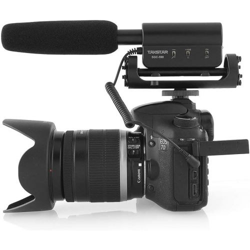  TAKSTAR SGC-598 Photography Interview Shotgun MIC Microphone for Nikon Canon DSLR Camera (Need 3.5mm Interface)