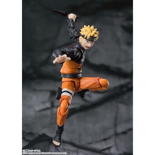  TAMASHII NATIONS - Naruto Shippuden - Naruto Uzumaki -The Jinchuriki Entrusted with Hope, Bandai Spirits S.H.Figuarts Action Figure