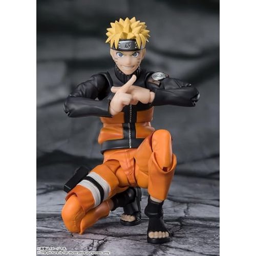  TAMASHII NATIONS - Naruto Shippuden - Naruto Uzumaki -The Jinchuriki Entrusted with Hope, Bandai Spirits S.H.Figuarts Action Figure