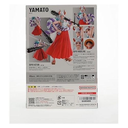  TAMASHII NATIONS - One Piece - Yamato, Bandai Spirits S.H.Figuarts Action Figure