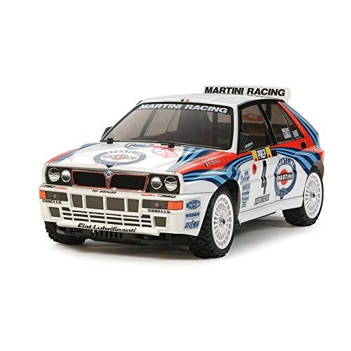 타미야 TAMIYA 1/10 Lancia Delta Integrale 4WD Brushed On Road Rally Kit, TAM58569