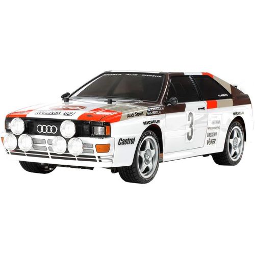 타미야 Tamiya 58667 RC Audi Quattro A2 Rally Car Kit, TT-02 Chassis