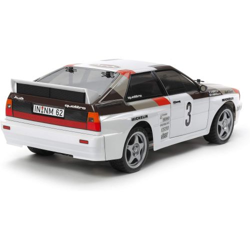 타미야 Tamiya 58667 RC Audi Quattro A2 Rally Car Kit, TT-02 Chassis