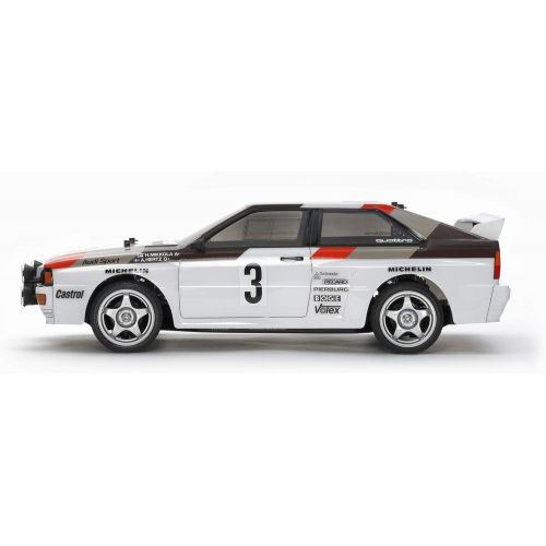 타미야 Tamiya 58667 RC Audi Quattro A2 Rally Car Kit, TT-02 Chassis