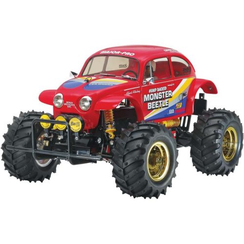 타미야 TAMIYA America, Inc 1/10 2015 Monster Beetle 2WD Monster Truck Kit, TAM58618