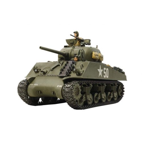 타미야 Tamiya 30056 U.S. Medium Tank M4A3 Sherman with Single Motor - 1:35 Scale Plastic Model