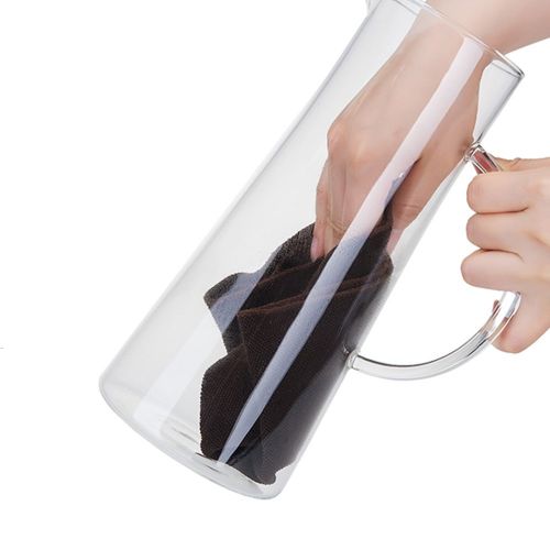  TAMUME Glas Wasserkrug und Glas Teetasse Set (1.3L Krug und Tasse)