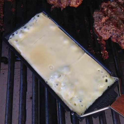  [아마존베스트]TAMUME Cheese Melting Machine Portable Candle Light Raclette Metal Non-Stick Cheese Pan