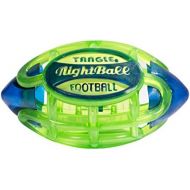 [아마존베스트]Tangle NightBall Glow in the Dark Light Up LED Football, Green with Blue