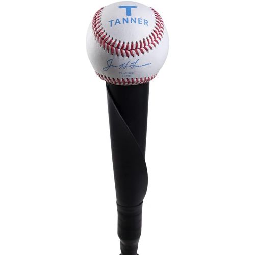  TANNER TEE the ORIGINAL Premium Baseball/Softball Batting Tee w/ TANNER Original Base, Patented Hand-rolled FlexTop, Adjustable Height: 26-43 inches (TT001)