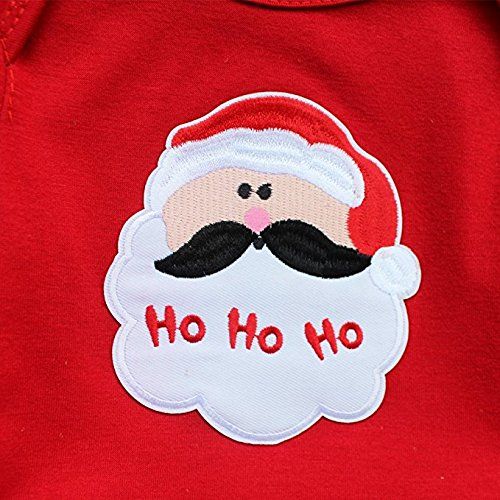  TANZKY Baby Girls 1st Christmas Tutu 5PCs Newborn Santa Dress Infant Outfits