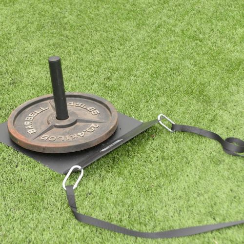  TAP Conditioning Flat Bottom Sled Black, 26 X 20 X 5