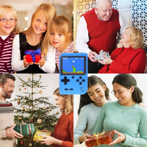  [아마존베스트]TAPDRA Handheld Game Console, Retro Game Console with 400 Classic Games 3.0 inch Screen Portable Game Console, Good Gifts for Kids, Xmas Gift