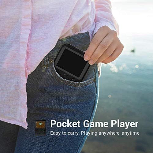  [아마존베스트]TAPDRA Handheld Game Console, Retro Game Console with 400 Classic Games 3.0 inch Screen Portable Supporting 2 Player, Good Gifts for Kids