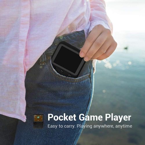  [아마존베스트]TAPDRA Handheld Game Console, Retro Game Console with 400 Classic Games 3.0 inch Screen Portable Supporting 2 Player, Good Gifts for Kids