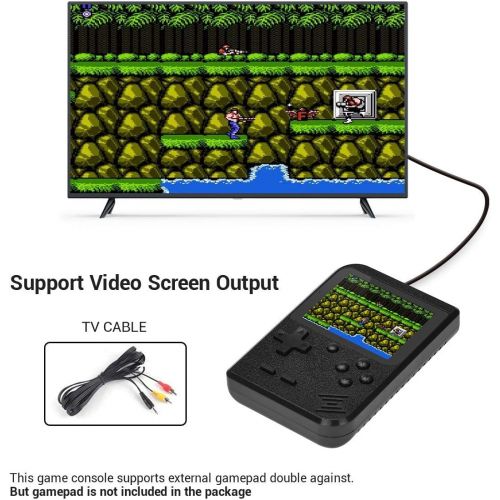  [아마존베스트]TAPDRA Handheld Game Console, Retro Game Console with 400 Classic Games 3.0 inch Screen Portable Supporting 2 Player, Good Gifts for Kids