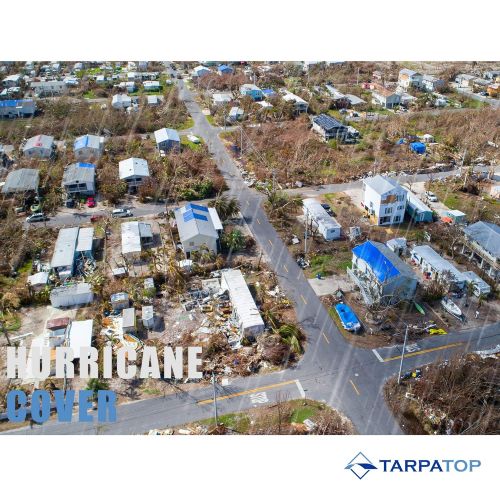  TARPATOP Waterproof Tarp Multi-Purpose 30x40-Blue Poly Tarpaulin with aluminum grommets-Rot, Rust And UV Resistant-Cover and Emergency protector Shelter-For Cars, Boats, Construction Contra