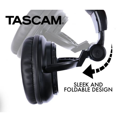  TASCAM Tascam TH-03 Closed Back Headphone (Black)