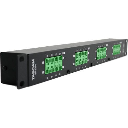  TASCAM BO-32DE Rackmount 32-Channel DB25 to Euroblock I/O Adapter