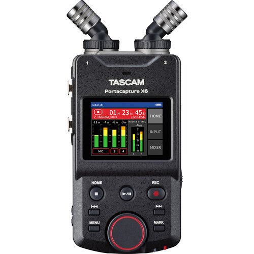  TASCAM Portacapture X6 32-Bit 6-Channel Multitrack Field Recorder