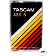 TASCAM Master 424 Studio C-60 High-Bias Type-II Cobalt Cassette (10-Pack)