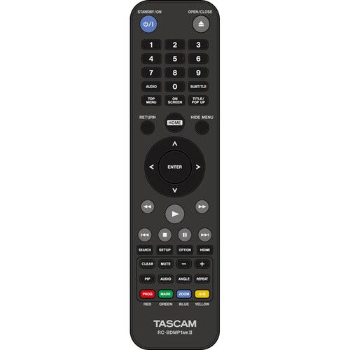  TASCAM BD-MP1MKII Blu-Ray Player with SD and USB Playback (1 RU)