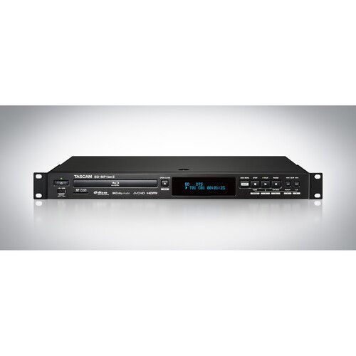  TASCAM BD-MP1MKII Blu-Ray Player with SD and USB Playback (1 RU)