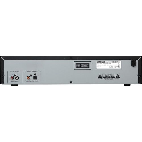  TASCAM CD-200BT Rackmount CD Player With Bluetooth Receiver