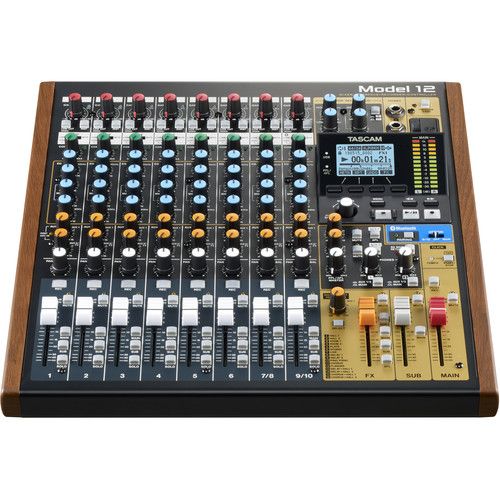  TASCAM Model 12 Integrated Production Suite Mixer/Recorder/USB Interface