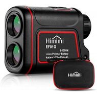 [아마존베스트]Himimi Rangefinder Golf 1000 m / 1100 Yards Hunting Rangefinder 6X/7X Magnification Laser Meter IP54 Waterproof for Flag Lock, Distance, Speed, Altitude, Tilt Measurement etc.