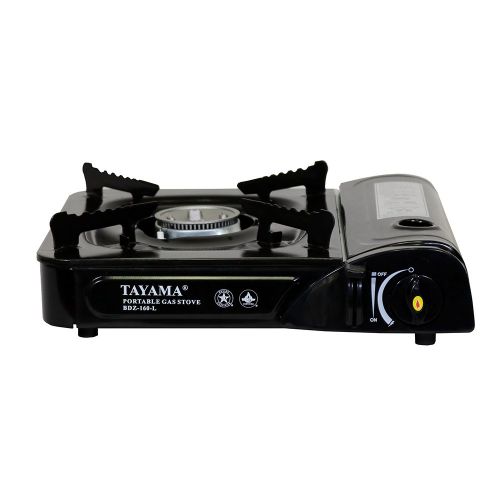  TAYAMA Tayama BDZ-160-L Portable Butane Gas Stove, Medium, Black