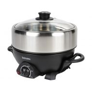 TAYAMA TRMC-40 Shabu and Grill Multi-Cooker, 4 quart, Black