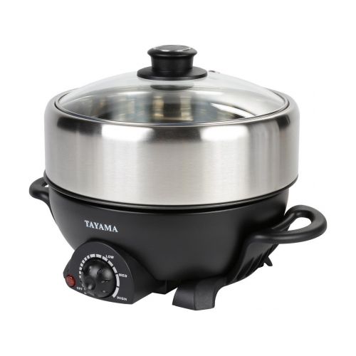  TAYAMA TRMC-40 Shabu and Grill Multi-Cooker, 4 quart, Black