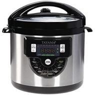 TAYAMA Tayama TMC-60XL 6 Quart 8 in 1 Multi Function Pressure Cooker, 6 Qt, Black