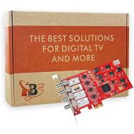 TBS DVB-S2  S Quad Tuner PCIe Card for Satellite Live TV