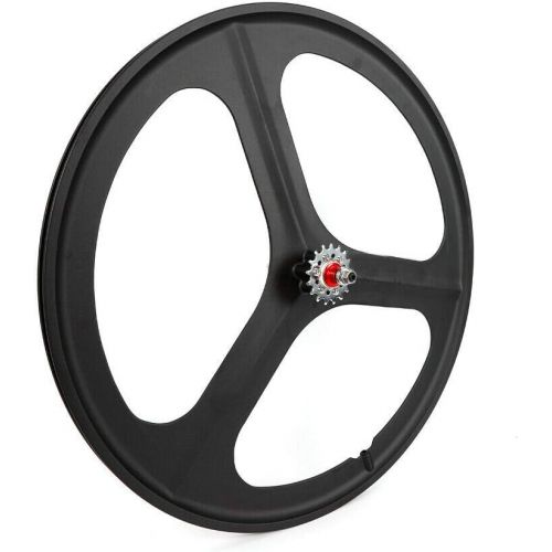  TBVECHI 700c 3-Spoke Single Speed Fixie Bicycle Wheel Front & Rear Set