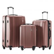 TBWYF Luggage Set 3 Piece Set Suitcase set Spinner Hard shell Lightweight…