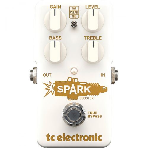  TC Electronic},description:The TC Electronic Spark Booster guitar effects pedal works great as an always on type of effect, adding life, grit and compression to your sound in a way