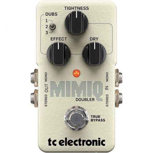  TC Electronic},description:Mimiq Doubler is the first pedal in the world to perfectly distill the magic of real studio-grade doubling. Its highly advanced doubler algorithm capture