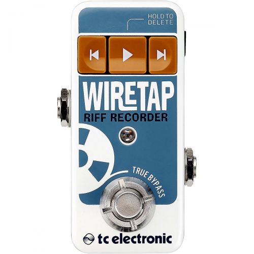  TC Electronic},description:WireTap Riff Recorder is the new must-have tool for every serious songwriter out there. With this ultra-compact pedal firmly secured to your pedalboard y